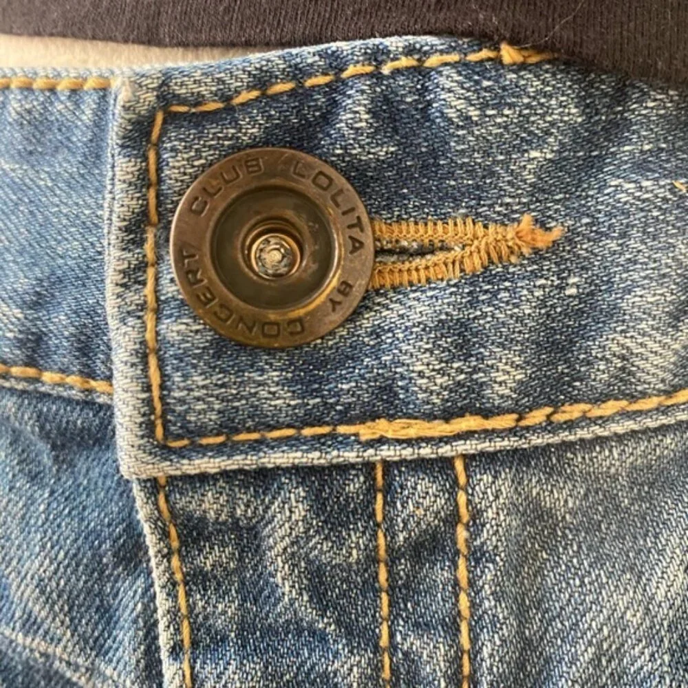 Mini denim skirt by Lolita. 🎸 - Picture 3 of 7